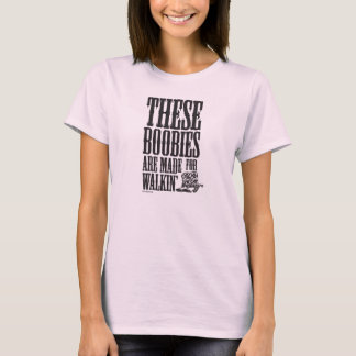 T-shirt Gardez un sein "que ces idiots sont faits pour" le