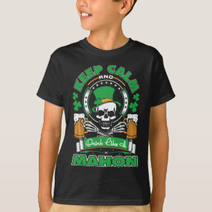 T-shirt Gardez votre calme Buvez comme Mahon Saint-Patrick