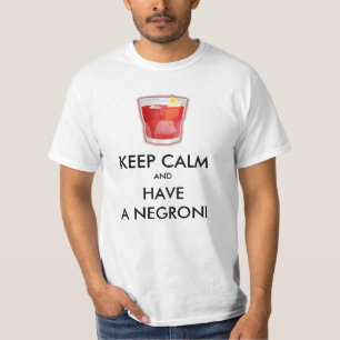 T-shirt Gardez votre calme - Cocktail Negroni