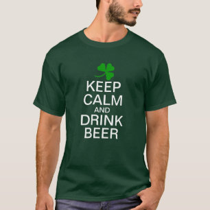 T-shirt GARDEZ VOTRE CALME et BUVEZ DE LA BIÈRE