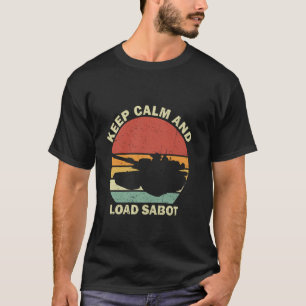 T-shirt Gardez votre calme et chargez Sabot Vintage Char M