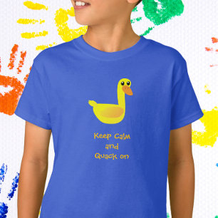 T-shirt Gardez votre calme et continuez à cancaner - Humou