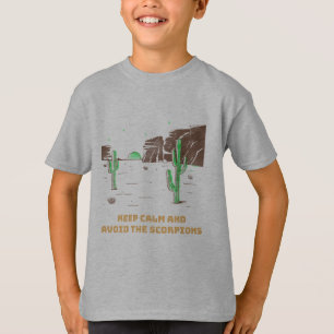 T-shirt Gardez Votre Calme Et Évitez Les Scorpions Camping