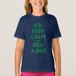 T-shirt Gardez votre calme et faites du vélo