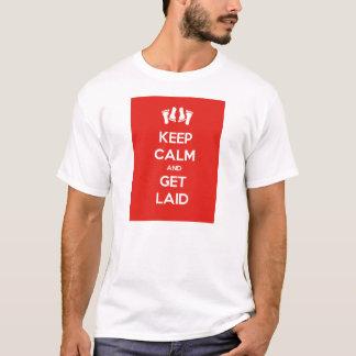 T-shirt Gardez votre calme et faites l'amour