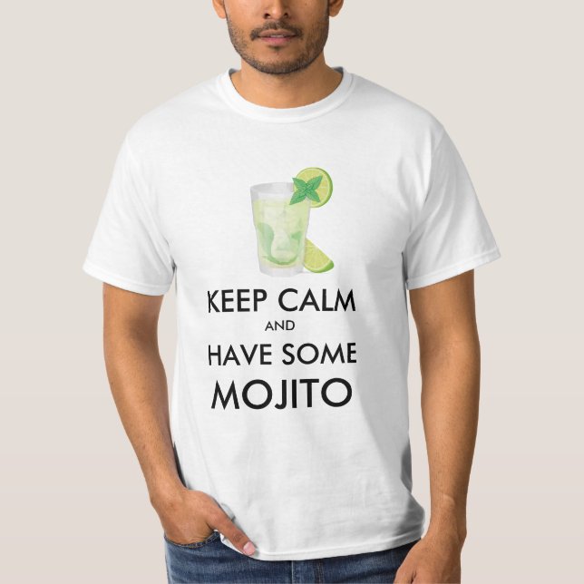 T-shirt Gardez votre calme - Mojito (Devant)