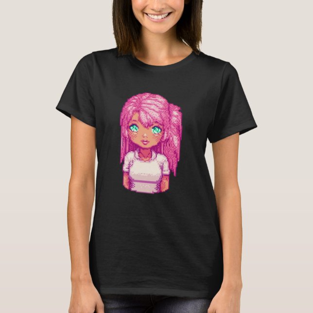 T-shirt Gardien Céleste fille rose (Devant)