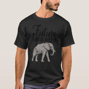 T-shirt Gardien d'animaux futur Amoureux des animaux Zoo G