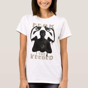 T-shirt Gardien de but de football effrayant Horreur Peur