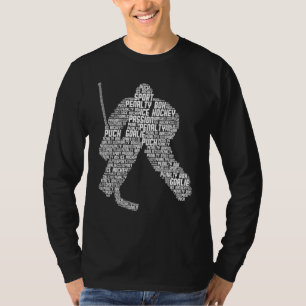 T-shirt Gardien de but de hockey sur glace jeunesse hommes