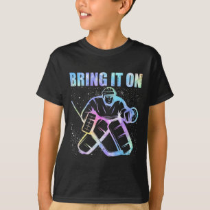 T-shirt Gardien de but de hockey sur glace Joueur de hocke