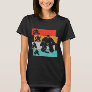 T-shirt Gardien de but de hockey sur glace Joueur de hocke