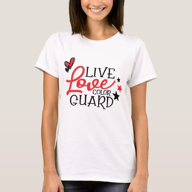 T-shirt Gardien de couleurs Live Love (Devant)