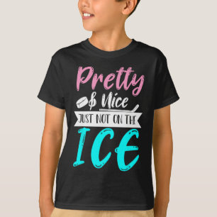 T-shirt Gardien de hockey sur glace féminin drôle 