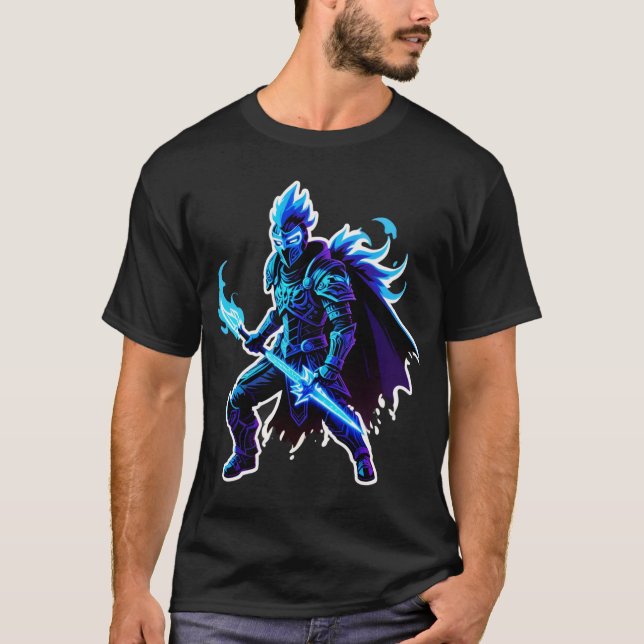 T-shirt Gardien de la Flamme Azur (Devant)