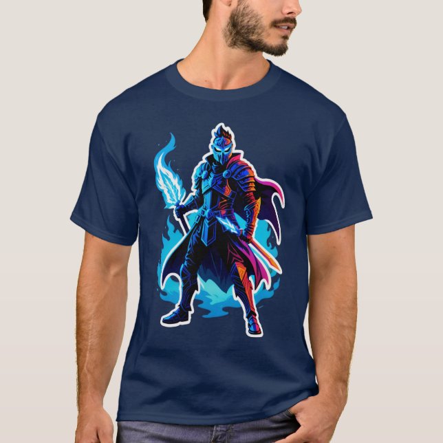 T-shirt Gardien de la Flamme Azurée (Devant)