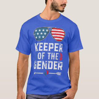 T-shirt Gardien De La Révélation De Genre 4 juillet Drapea