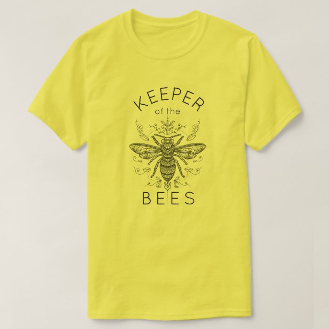 T-shirt Gardien de l'abeille noire (Design devant)