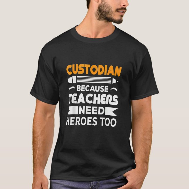 T-shirt Gardien de l'école (Devant)