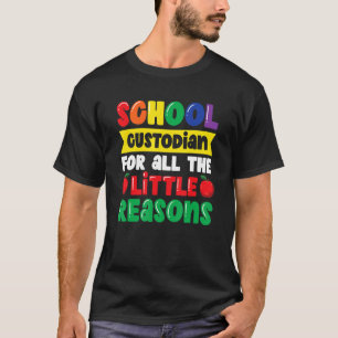 T-shirt Gardien De L'École Pour Toutes Les Petites Raisons