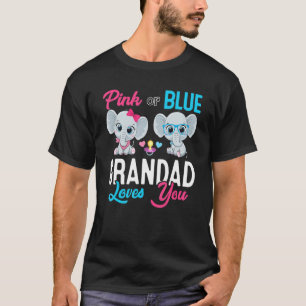 T-shirt Gardien De L'Éléphant Mignonne Du Sexe Grand-Père 