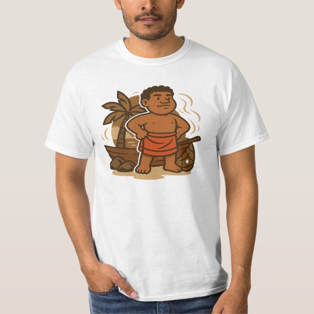 T-shirt Gardien de l'île de Dumi (Devant)