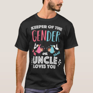 T-shirt Gardien de l'oncle du genre - Parti de la révéla