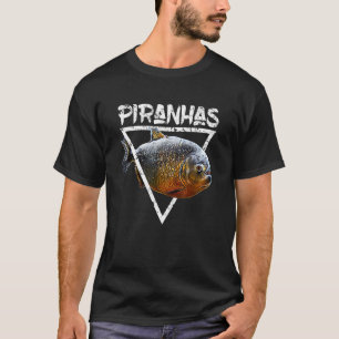 T-shirt Gardien de piranhas monstres poissons prédateurs