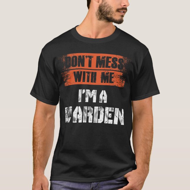 T-shirt Gardien de prison Funny Prisonnier Application de  (Devant)