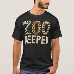 T-shirt Gardien de zoo Animaux de zoo Safari Gardien de zo