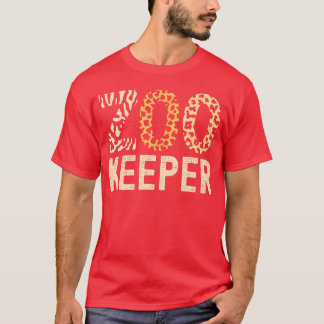 T-shirt Gardien de zoo Animaux de zoo Safari Gardien de zo