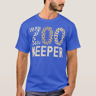 T-shirt Gardien de zoo Animaux de zoo Safari Gardien de zo