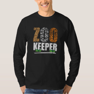T-shirt Gardien de zoo Gardien de zoo Animaux africains Zè