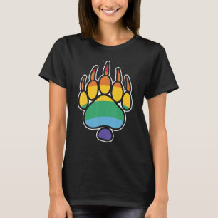 T-shirt Gardien de zoo lesbienne ours LGBTQ homme gay Fier
