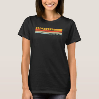 T-shirt Gardien de zoo Titre de profession Rétro Carrière