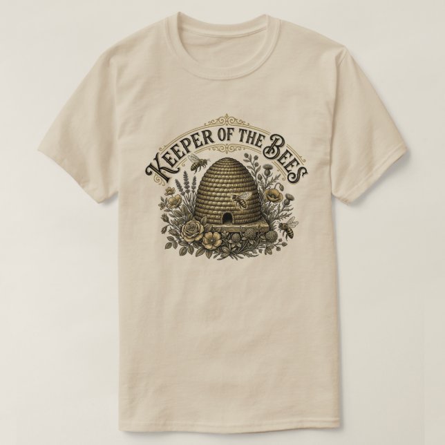 T-shirt Gardien des abeilles victorien (Design devant)