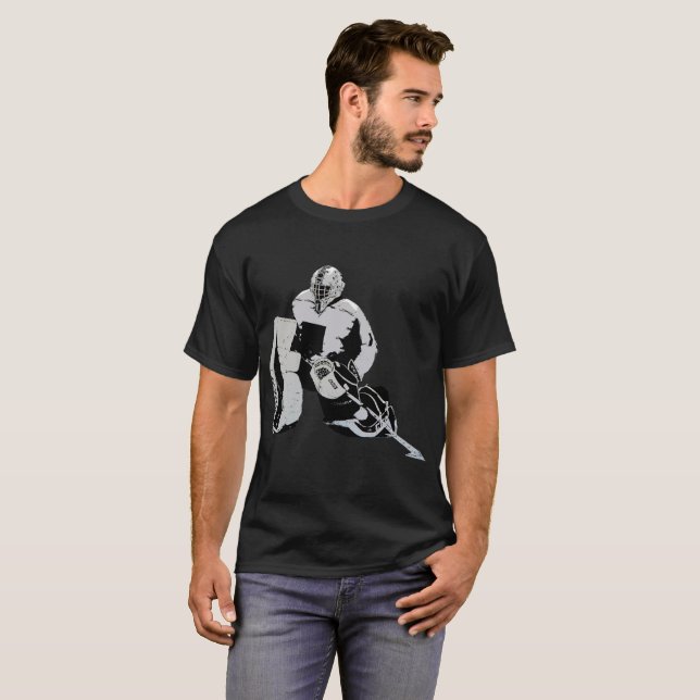 T-shirt Gardien des buts - gardien de hockey sur glace (Devant entier)