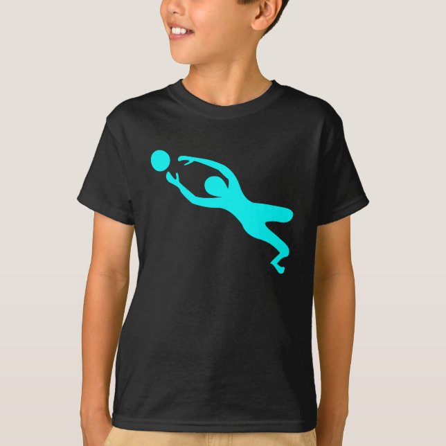 T-shirt Gardien des objectifs - Cyan (Devant)