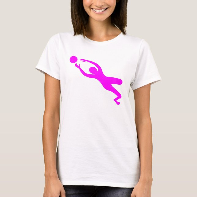 T-shirt Gardien des objectifs - Magenta (Devant)