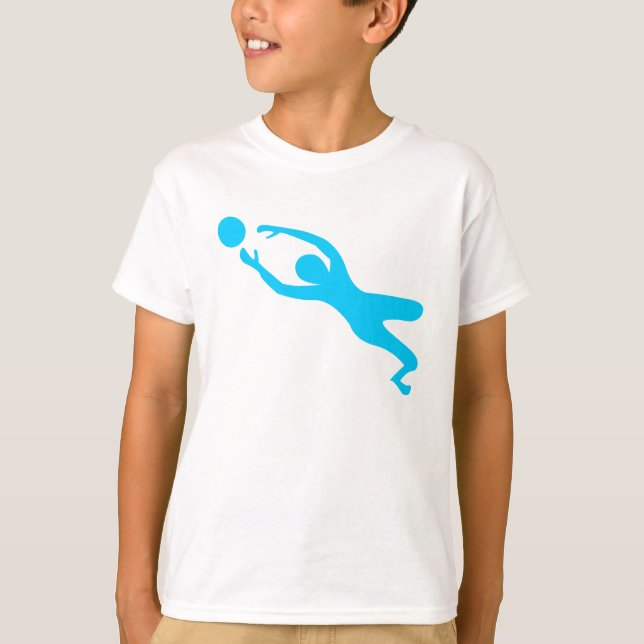 T-shirt Gardien des objectifs - Sky Blue (Devant)