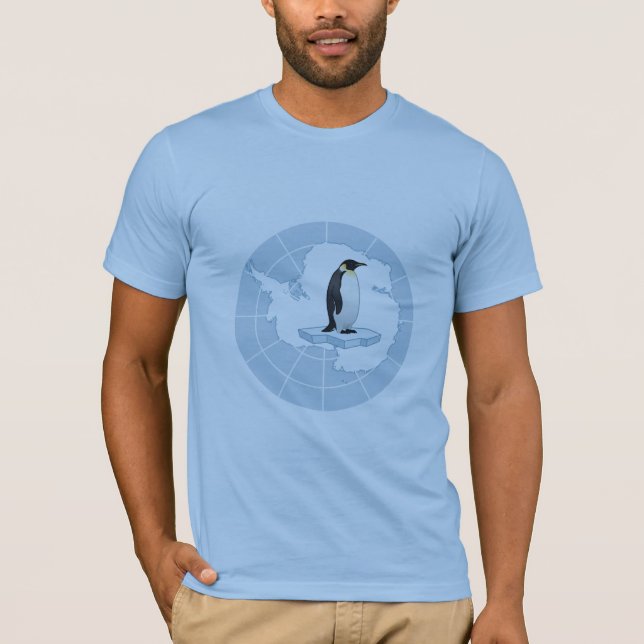 T-shirt Gardien du drapeau du pôle Sud Antarctique (Devant)