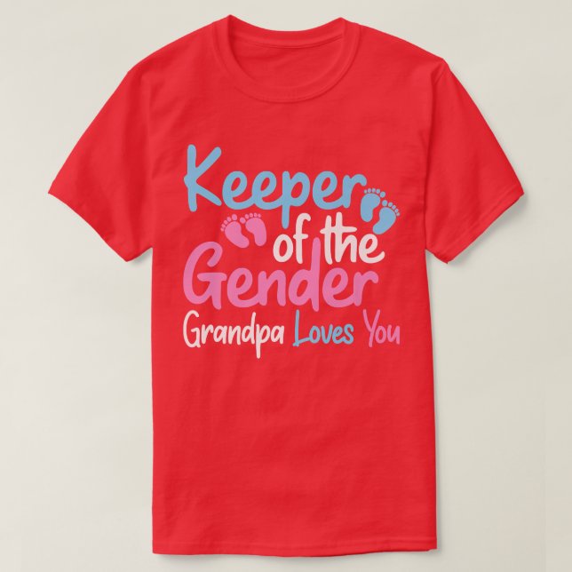 T-shirt Gardien Du Genre Grand-Père Vous Aime Genre Drôle (Design devant)