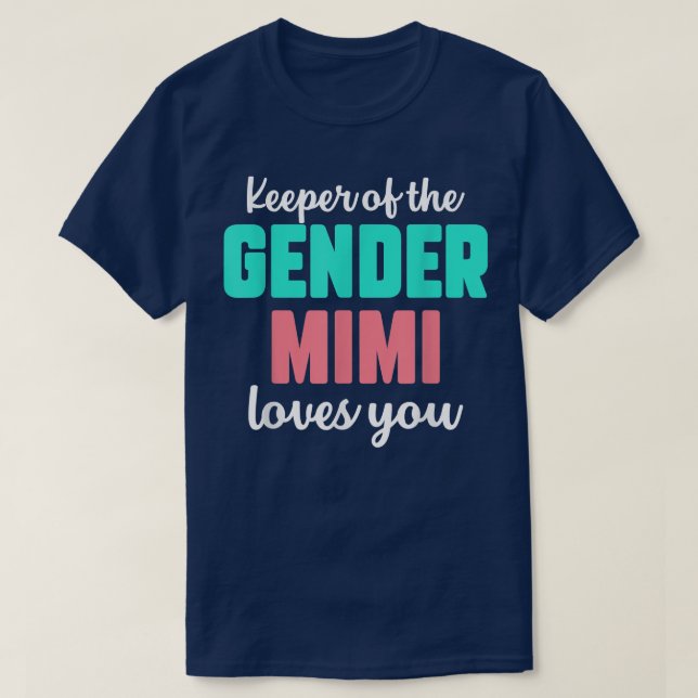 T-shirt Gardien Du Genre Mimi Vous Aime Drôle Genre R (Design devant)