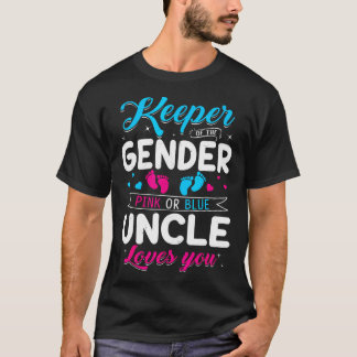 T-shirt Gardien Du Genre Oncle Aime Votre Bébé Annonce