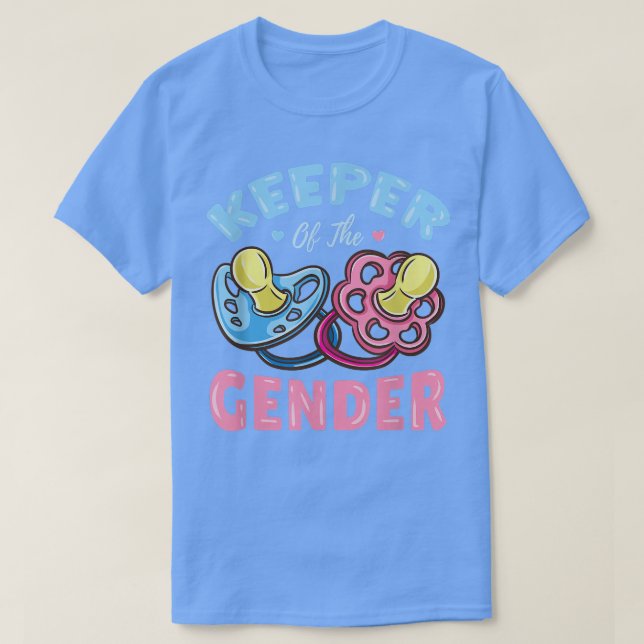 T-shirt Gardien du genre pour le parti de la révélation de (Design devant)