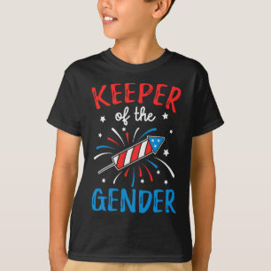 T-shirt Gardien Du Genre Révèle Drôle 4 juillet Ba