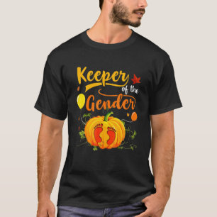 T-shirt Gardien Du Genre Révéler Bébé Halloween Thanks