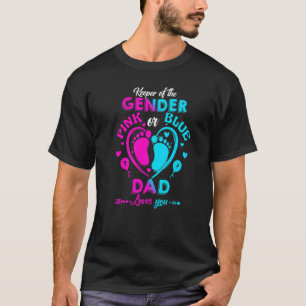 T-shirt Gardien Du Genre Rose Ou Bleu Papa Aime Que Vous Ê