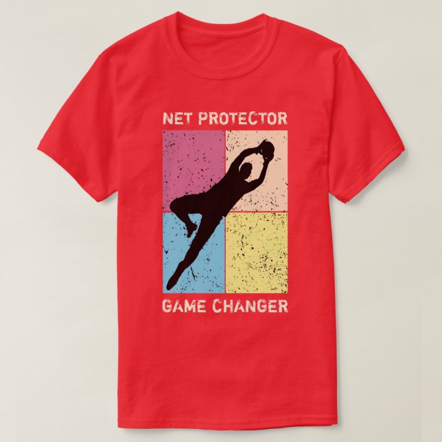 T-shirt Gardien du jeu de protection nette (Design devant)