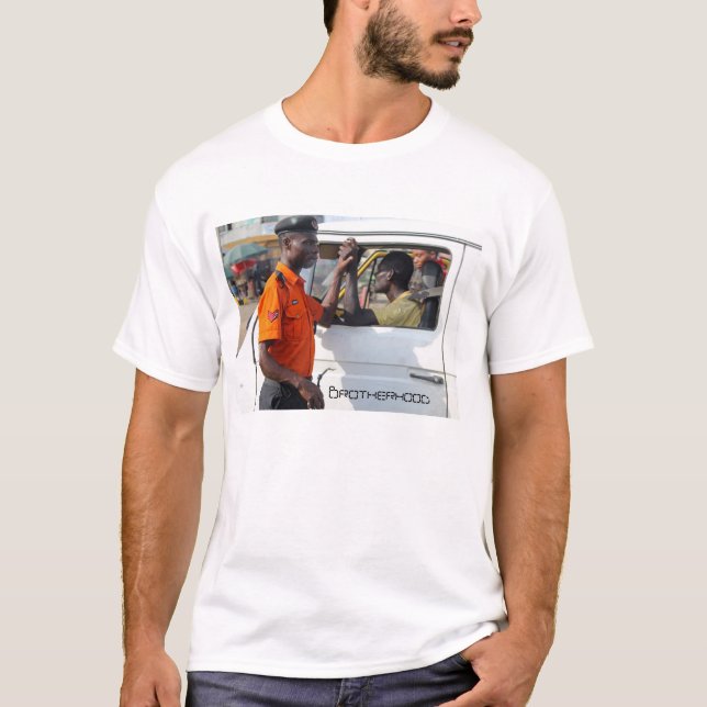T-shirt Gardien du trafic de Lagos et conducteur de Danfo (Devant)